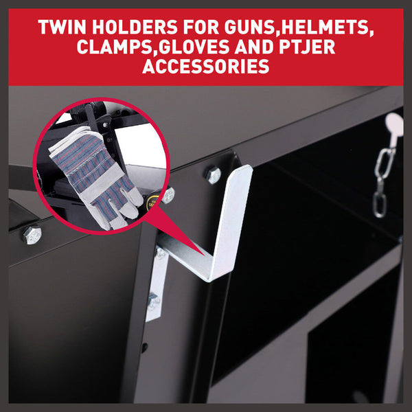 Sedy 4 Drawer Welding Cart Mig Welder Trolley Cabinet Tig Arc Mma Plasma Cutter Bench Other Welding Equipment