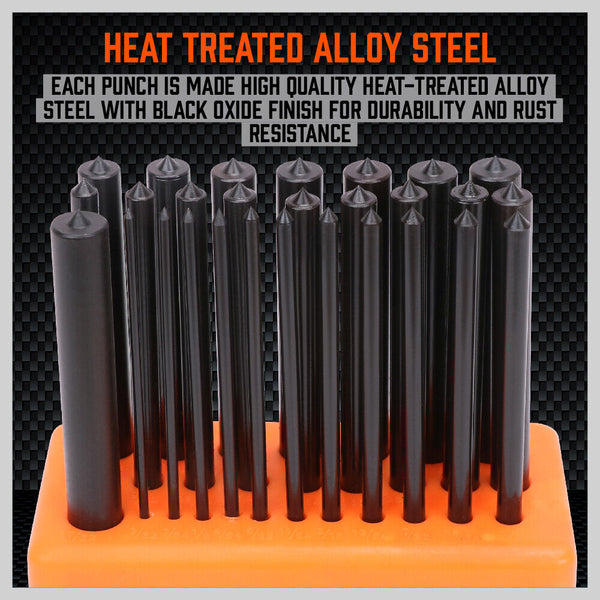 Sedy 28X Center Transfer Punches Set Machinists Tool Stand Heat Treated Steel Other Metalworking Supplies
