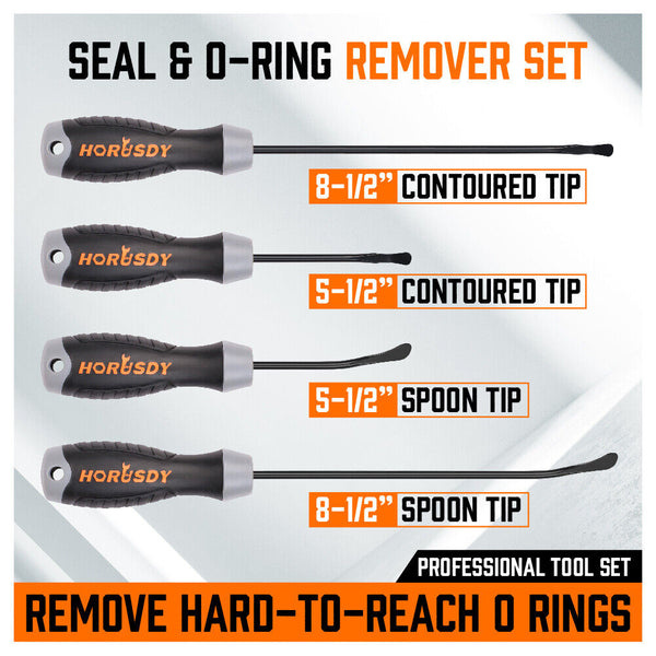 4Pc Seal & O Ring Removal Set Spoon Tip Removing Heavy Grip Handle Auto Tools Other Hand Tools