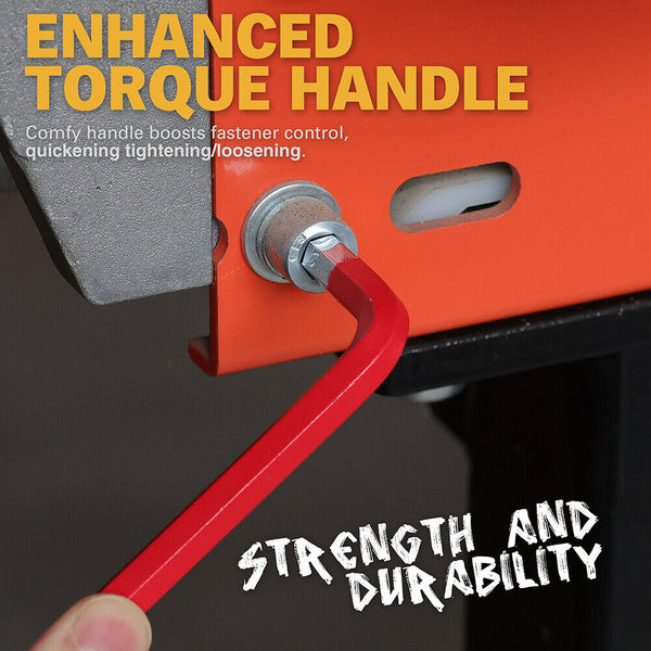 Elead 13Pc Extra Large Hex Key Set Long Allen Wrench Ball End Sae 5/64" 3/4 Wrench Sets