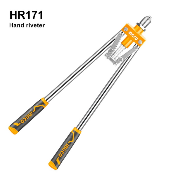 Ingco 17" Hand Riverter Long Arm Pop Heavy Duty For 3.2Mm 4Mm & 4.8Mm Other Hand Tools