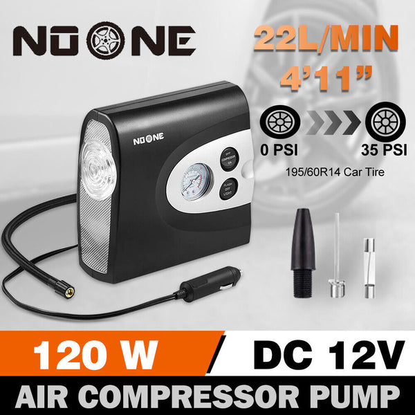 Sedy Noone 3 In 1 Air Compressor Tire Inflator 12V Portable Car Pump Air Compressors