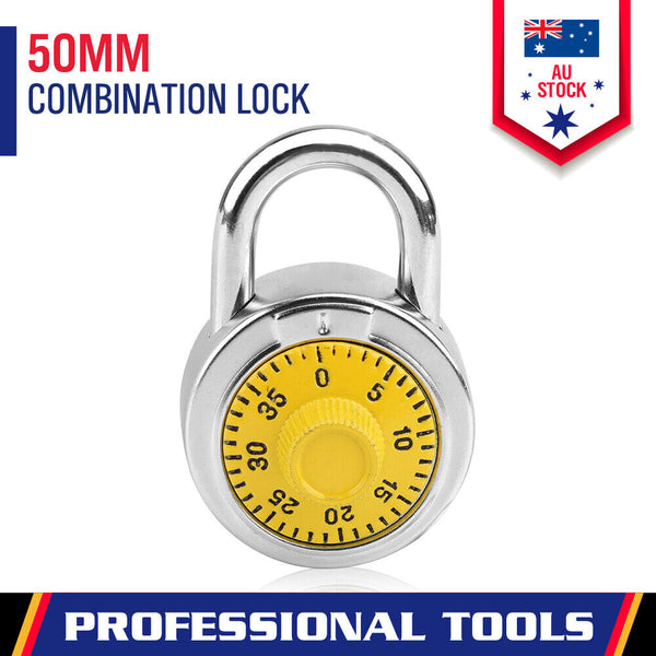 D Lock Dial Combination Gym Sports Locker Toolbox Case School Portable Au Padlocks