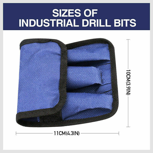 Drill Bits Horusdy 3Pcs Steel Step Cone Set Drill Titanium Bit Hole Cutter 4 12/20/32Mm Pouch