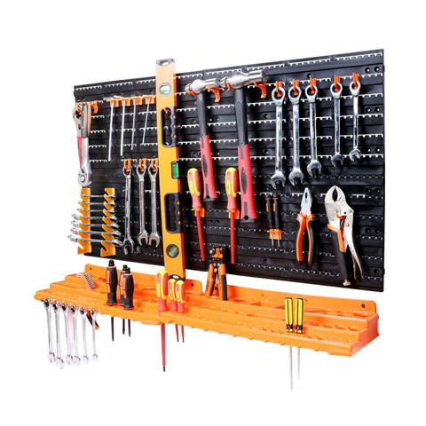 Horusdy 52Pc Wall Mounted Tool Storage Rack Wrench Spanner Holder Screwdriver Pliers New Other Tool Storage
