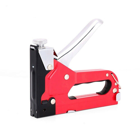 Heavy Duty Staple Gun Set 2In1 Stapler + 1500Pc Staples Tacker Hand Fastener Tool Staplers
