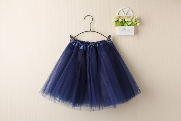 New Adults Tulle Tutu Skirt Dressup Party Costume Ballet Womens Girls Dance Wear Navy Kids Dress Up Costumes