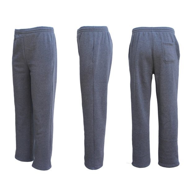 Adult Mens Unisex Track Suit Fleece Lined Pants Sport Gym Work Casual Winter Tracksuits & Sets