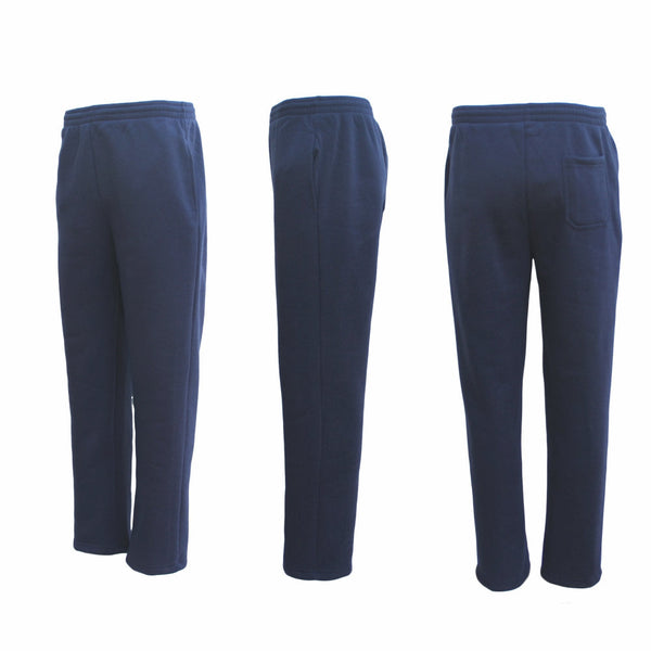 Adult Mens Unisex Track Suit Fleece Lined Pants Sport Gym Work Casual Winter Tracksuits & Sets
