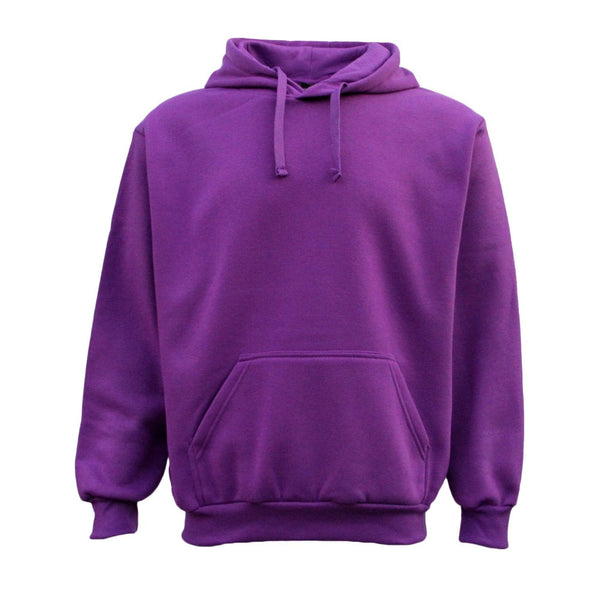 Adult Unisex Men's Basic Plain Hoodie Pullover Sweater Sweatshirt Jumper Xs 8Xl Purple L Coats Jackets & Vests