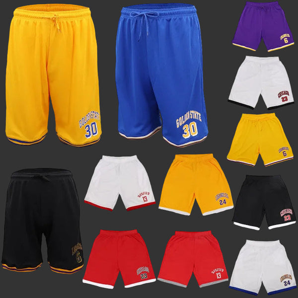Men's Basketball Sports Shorts Gym Jogging Swim Board Boxing Sweat Casual Pants White Los Angeles 24 Xl Placeholder