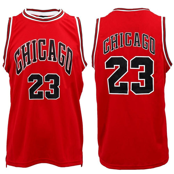 New Men's Basketball Jersey Sports T Shirt Tee Vest Tops Gym Chicago Los Angeles Red 23 Jerseys