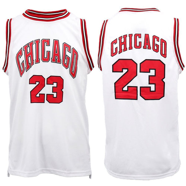 New Men's Basketball Jersey Sports T Shirt Tee Vest Tops Gym Chicago Los Angeles White 23 Jerseys