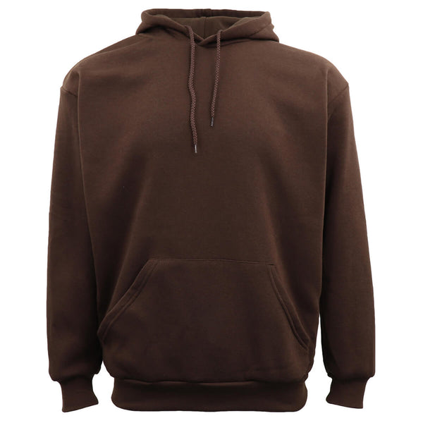 Adult Unisex Men's Basic Plain Hoodie Pullover Sweater Sweatshirt Jumper Xs 8Xl Brown 2Xl Coats Jackets & Vests