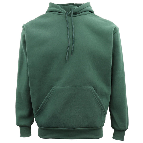 Adult Unisex Men's Basic Plain Hoodie Pullover Sweater Sweatshirt Jumper Xs 8Xl Dark Green 2Xl Coats Jackets & Vests