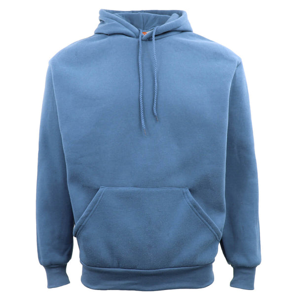 Adult Unisex Men's Basic Plain Hoodie Pullover Sweater Sweatshirt Jumper Xs 8Xl Dusty Blue Coats Jackets & Vests
