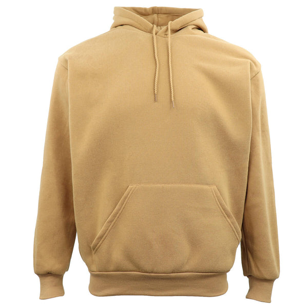 Adult Unisex Men's Basic Plain Hoodie Pullover Sweater Sweatshirt Jumper Xs 8Xl Tan 2Xl Coats Jackets & Vests