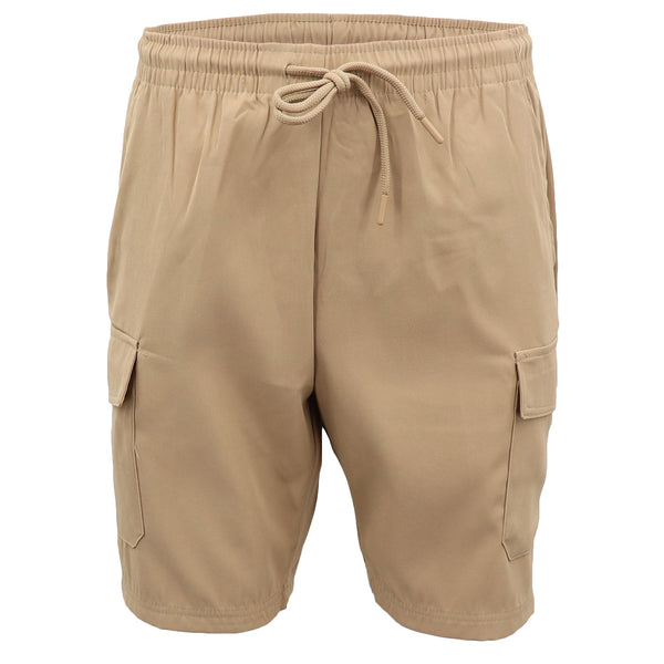 Men's Cargo Shorts 4 Pockets Cascual Work Trousers Active Pants Elastic Waist White 2Xl Placeholder