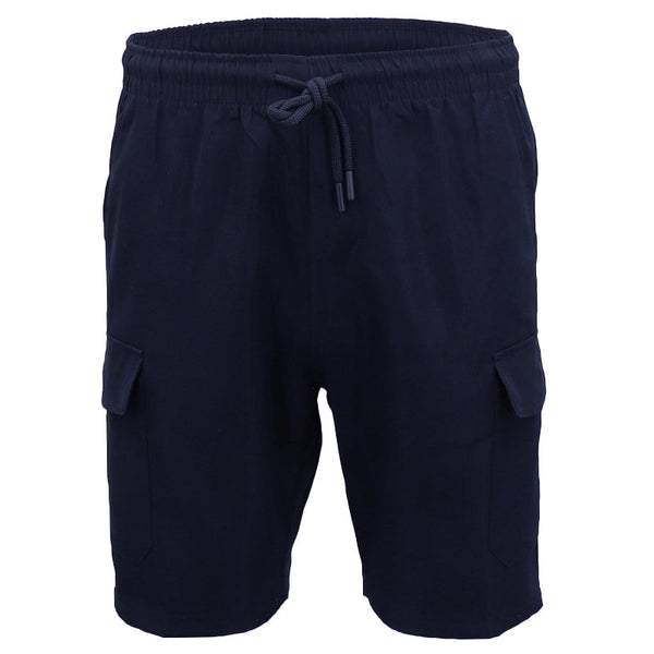 Men's Cargo Shorts 4 Pockets Cascual Work Trousers Active Pants Elastic Waist White 2Xl Placeholder