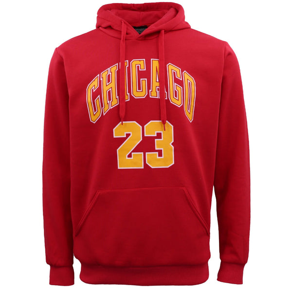 Men's Fleece Pullover Hoodie Jacket Sports Jumper Jersey Chicago Golden State Red 23 2Xl Jumpers