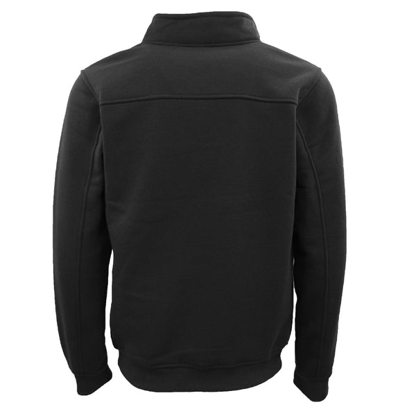 Mens Unisex Adult Half Zip Fleece Jumper Pullover Stand Collar Jacket Shirt Jumpers