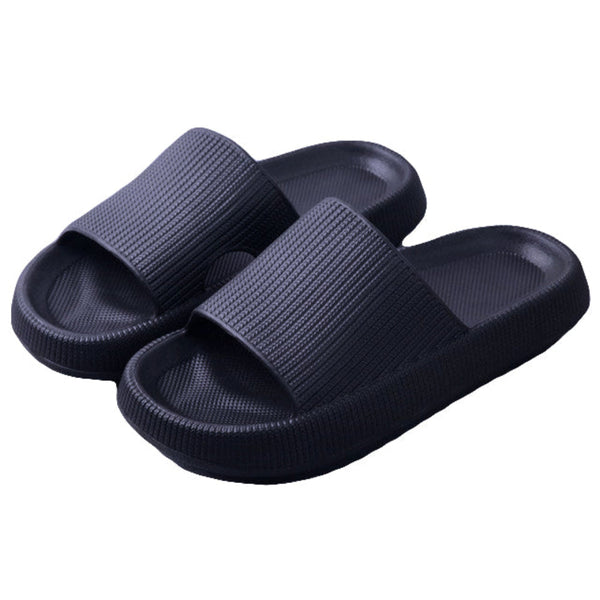 Pillow Slides Sandals Non Slip Ultra Soft Cloud Shower Eva Home Shoes Navy 38/39 Slippers
