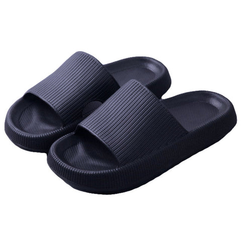 Pillow Slides Sandals Non Slip Ultra Soft Cloud Shower Eva Home Shoes Navy 38/39 Slippers