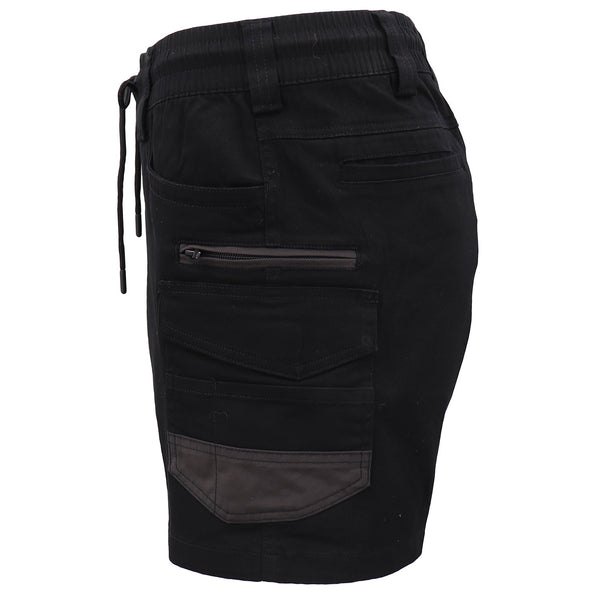 Mens Cargo Cotton Work Shorts 10 Pockets Tradies Utility Pants Workwear Trousers Black 32 Men's Shorts