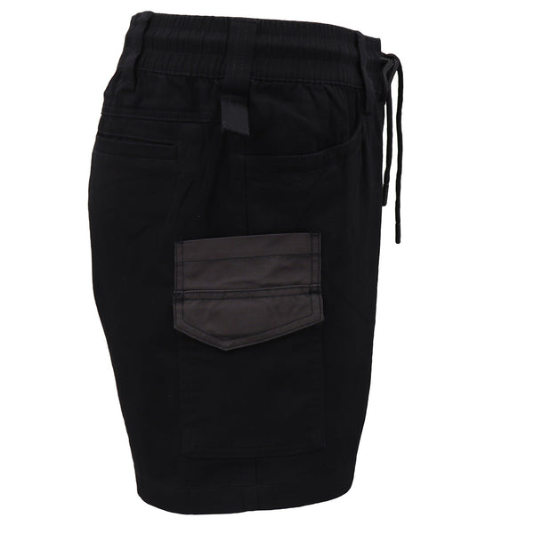 Mens Cargo Cotton Work Shorts 10 Pockets Tradies Utility Pants Workwear Trousers Black 32 Men's Shorts