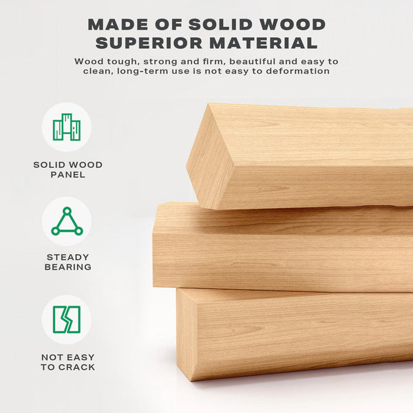 Ehc 1.4M Solid Wood Dining Table Square Kitchen Furniture Dining Tables