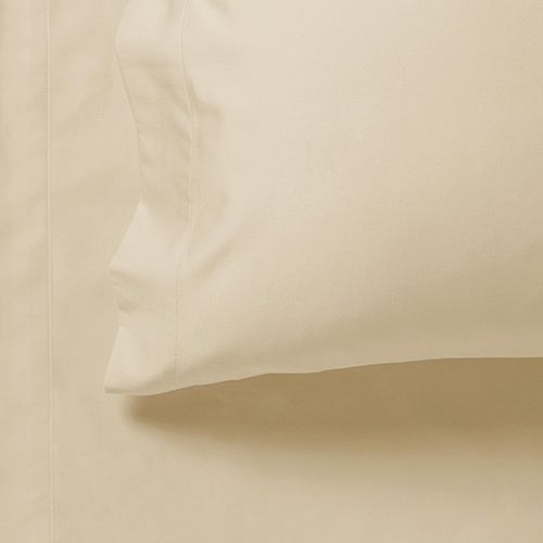Sheets Fabric Fantastic 1000Tc Ultra Soft Super King Size Bed Yellow Cream Flat & Fitted Sheet Set