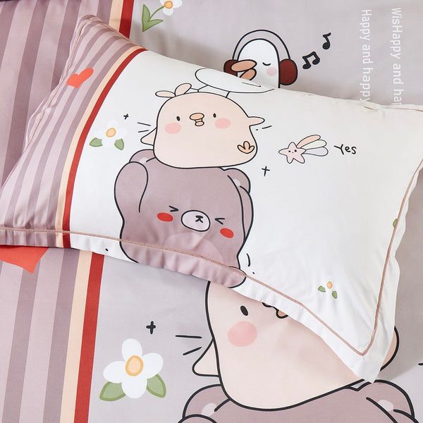 Duck Kids Quilt Cover Set Double Size Quilt Covers