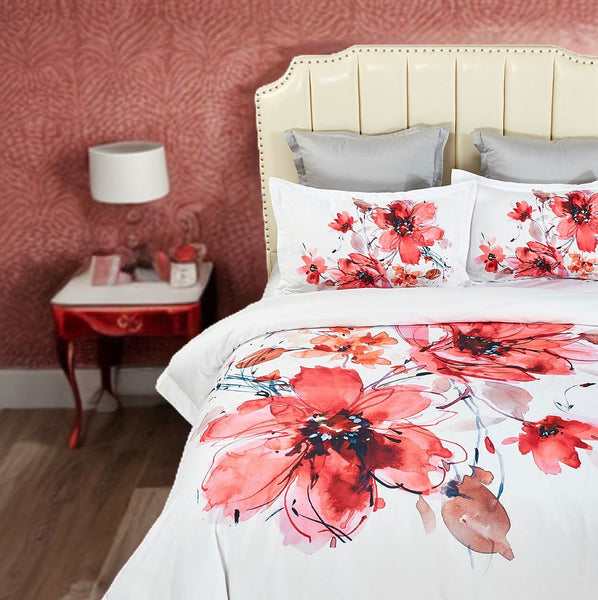 Lulani Floral Quilt Cover Set King Size Quilt Covers