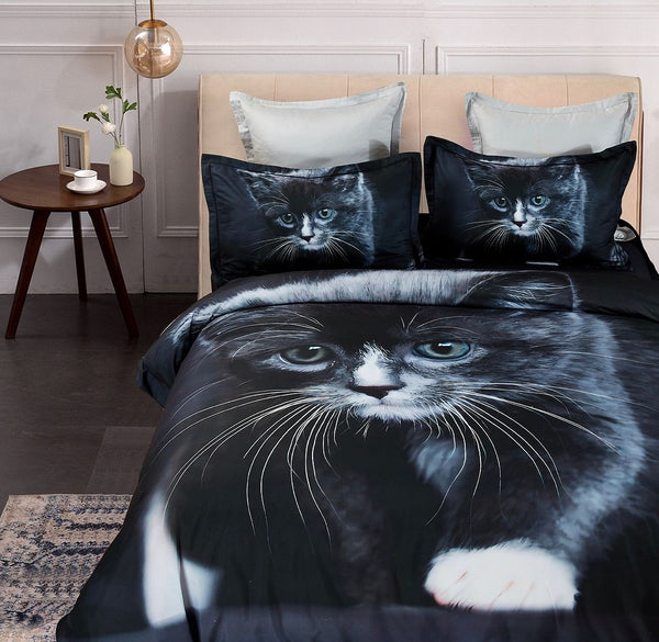 Cat Quilt Cover Set King Size Quilt Covers