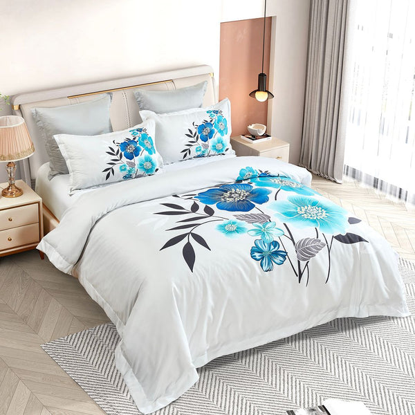 Braithe Floral Quilt Cover Set Queen Size Quilt Covers