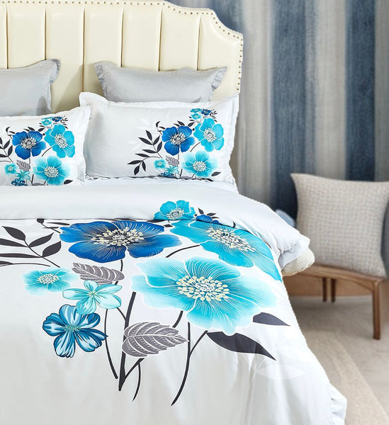 Braithe Floral Quilt Cover Set Queen Size Quilt Covers