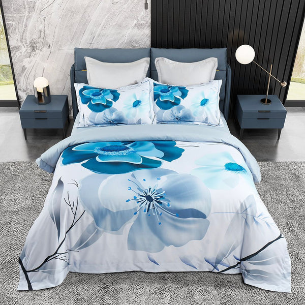 Julieta Floral Quilt Cover Set Queen Size Quilt Covers