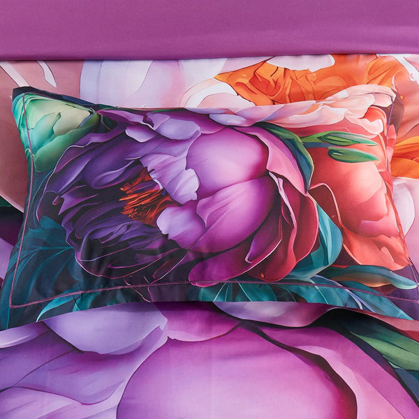 Kaie Floral Quilt Cover Set Super King Size Quilt Covers