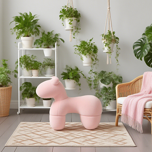 Lamb Stool Chair Pink Chairs