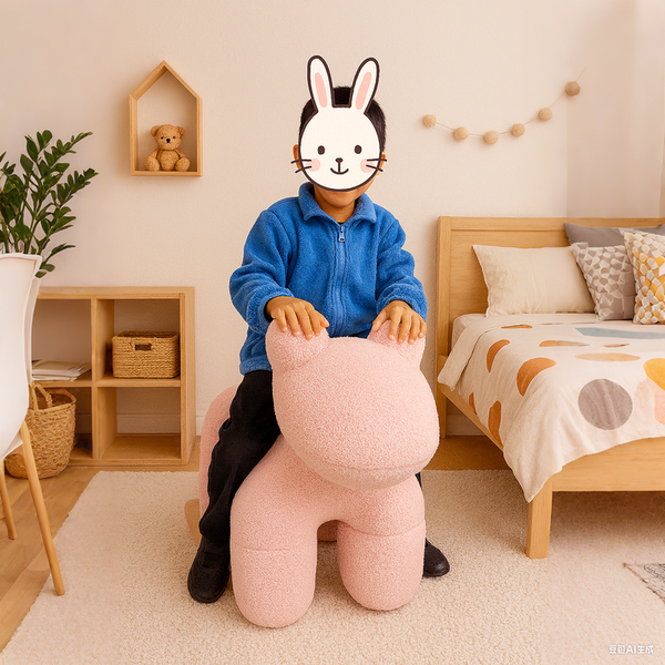 Lamb Stool Chair Pink Chairs