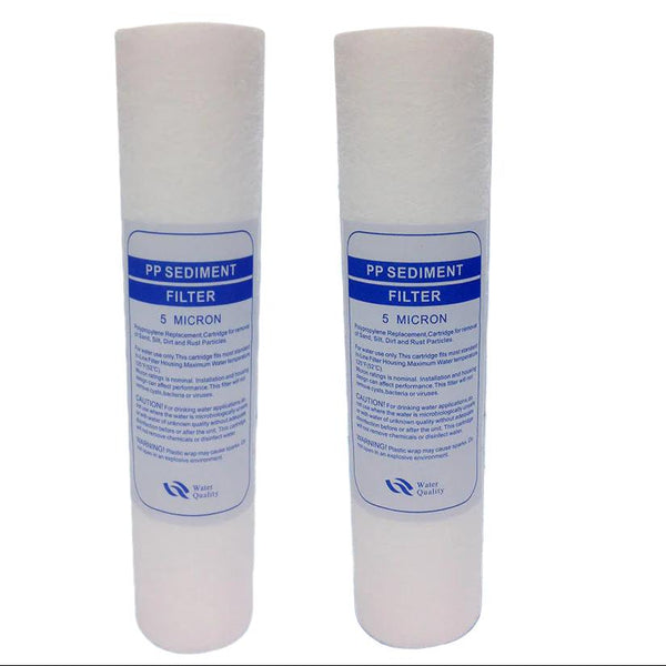 Undersink 5Um Sediment Water Filter Cartridge Pp X 2 Water Filters