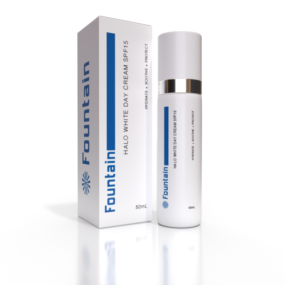 Anti Aging Products Fountain Cosmetic Halo White Day Cream Spf15 50Ml