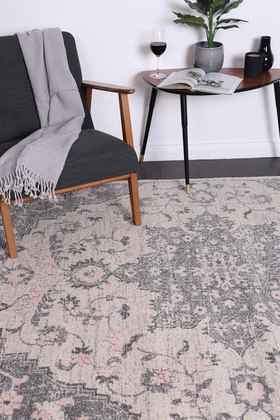 Delicate Madeleine Grey Ivory Rug 160X230 Rugs