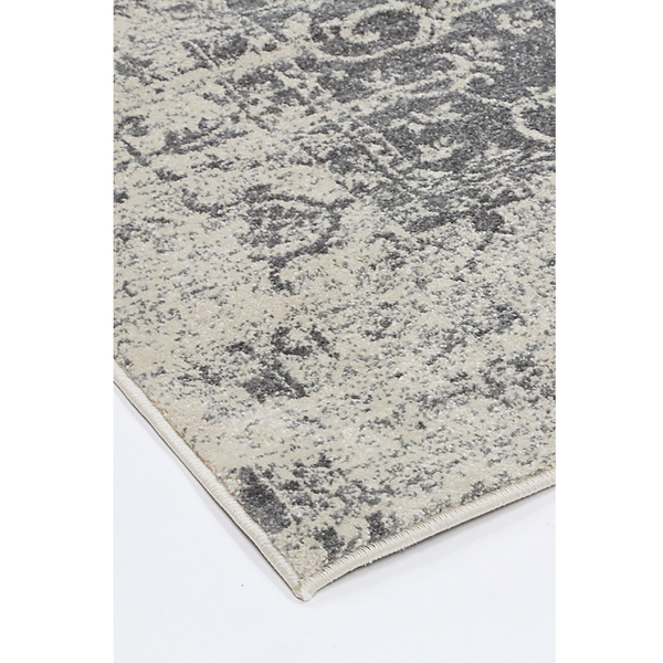 Delicate Audrey Ivory Grey Rug 300X400 Rugs