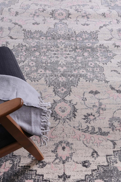 Delicate Madeleine Grey Ivory Rug 240X330 Rugs