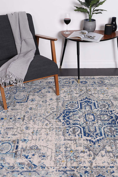 Delicate Melissa Ivory Blue Rug 240X330 Rugs