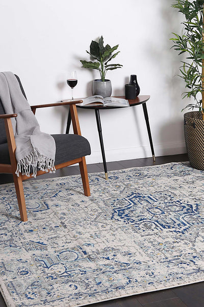 Delicate Melissa Ivory Blue Rug 240X330 Rugs