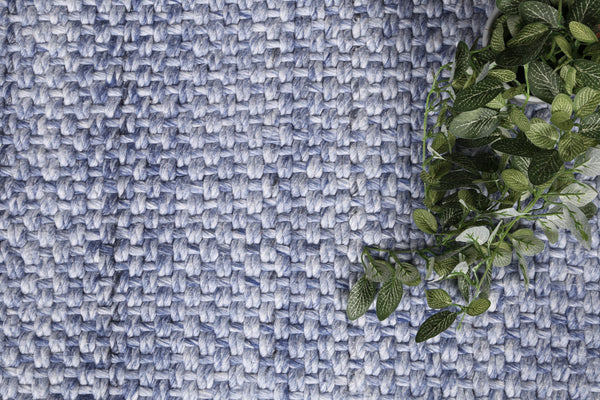 Harlow Chignon Blue Wool Blend Rug 160X230 Rugs