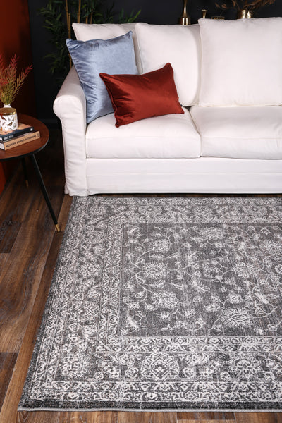 Salsa Dorian Grey Transitional Rug 160 X 230 Cm Rugs