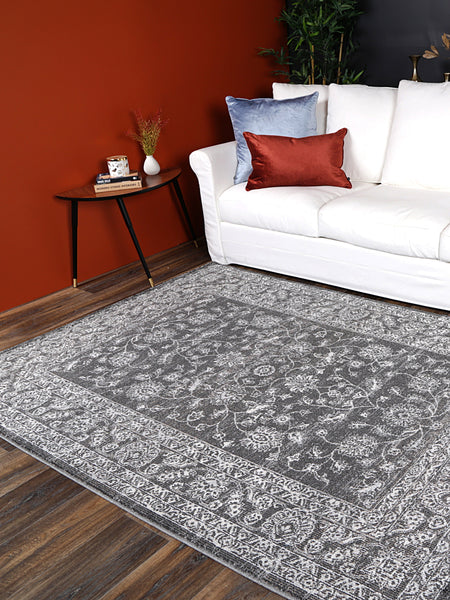 Salsa Dorian Grey Transitional Rug 160 X 230 Cm Rugs